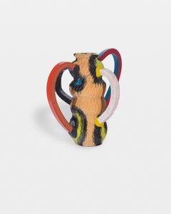 Sculptural Glazed Ceramic Vase by Sean Gerstley