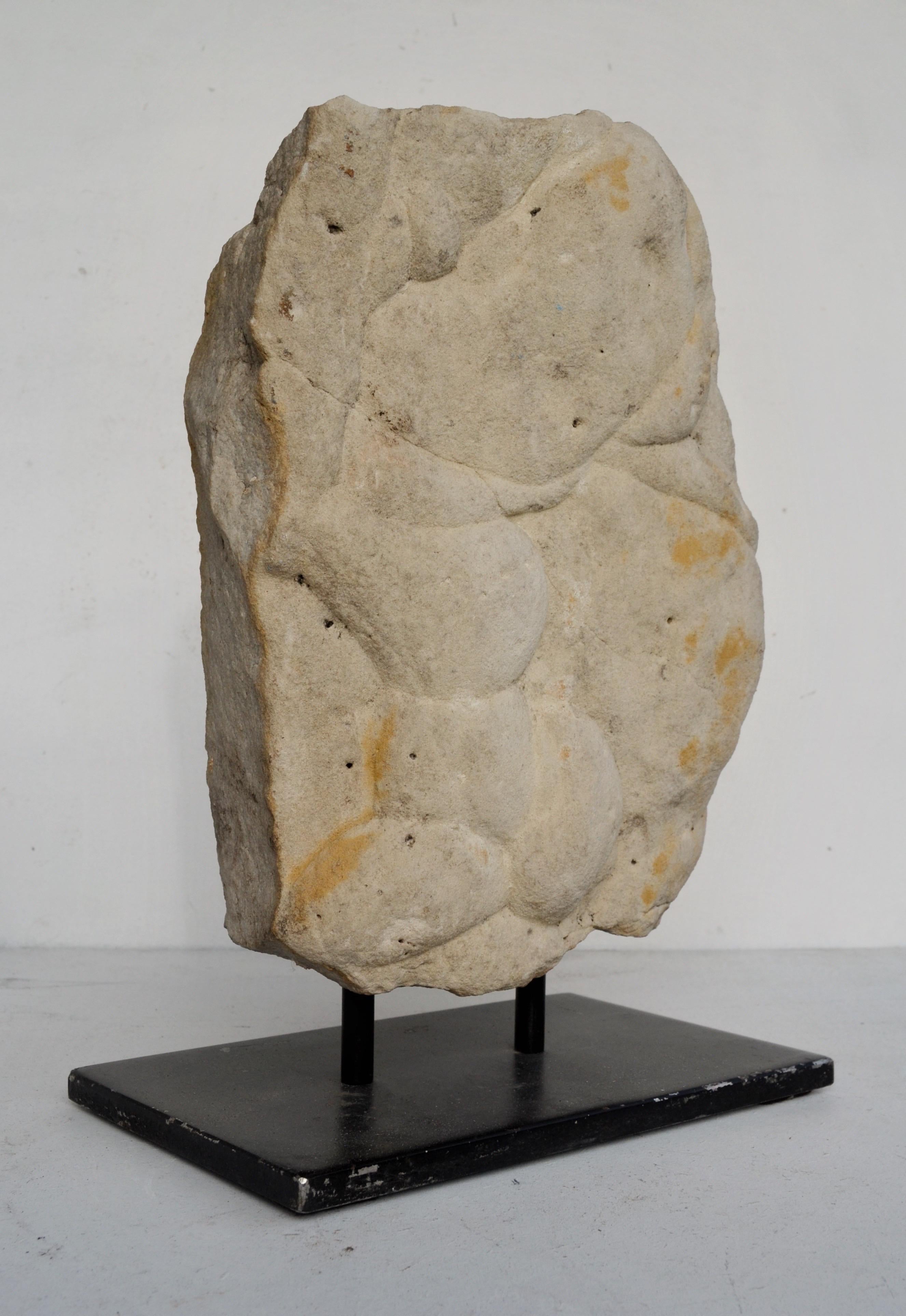 Una extraordinaria formación natural Gogotte de Fontainebleau, Francia: una obra maestra geológica formada hace millones de años a partir de arena fina de cuarzo fundida por aguas ricas en minerales. Con sus curvas nubosas y su presencia escultural,