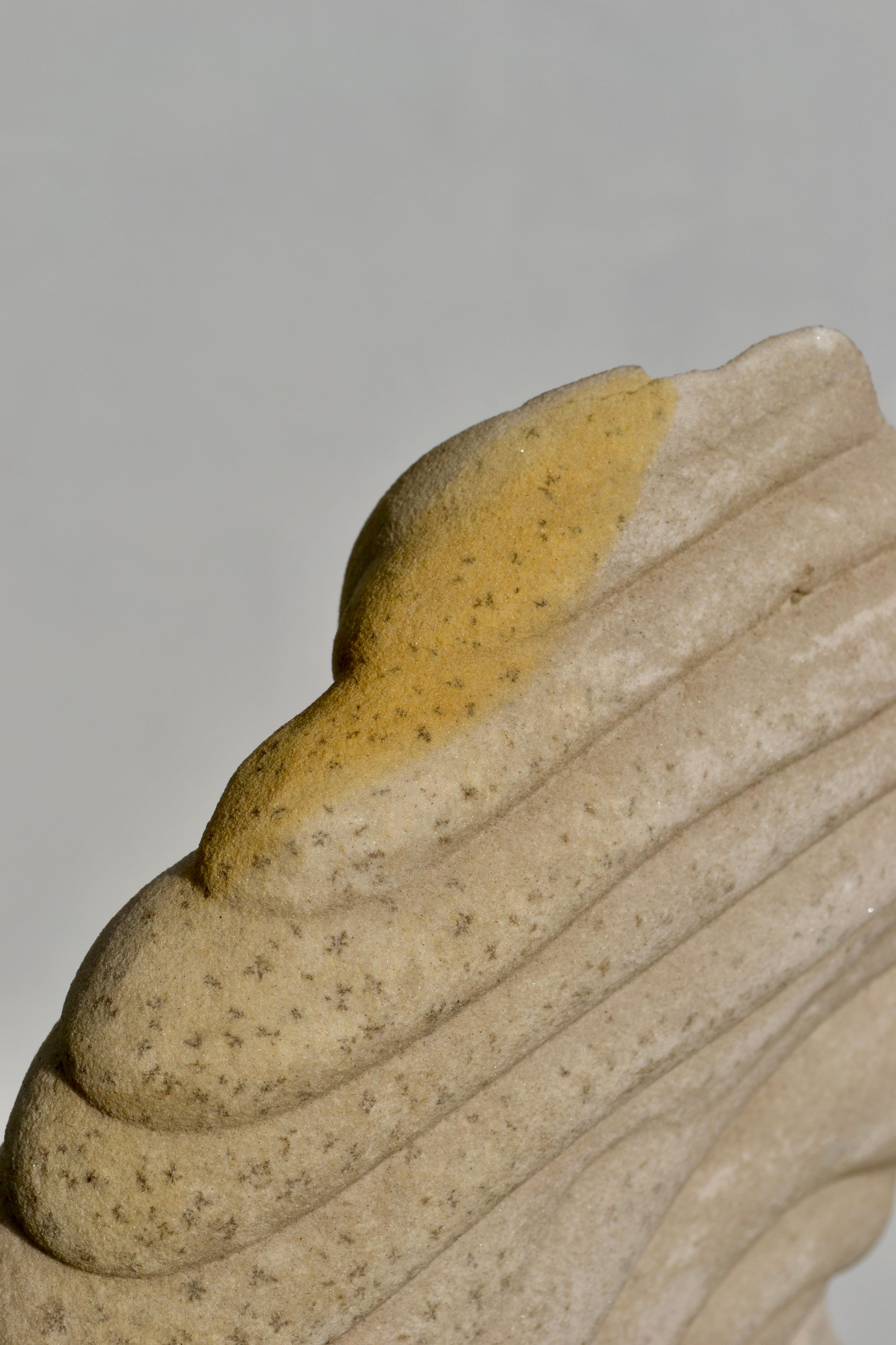 Préhistorique Formation sculpturale en grès de Gogotte sur socle personnalisé, Fontainebleau - France en vente