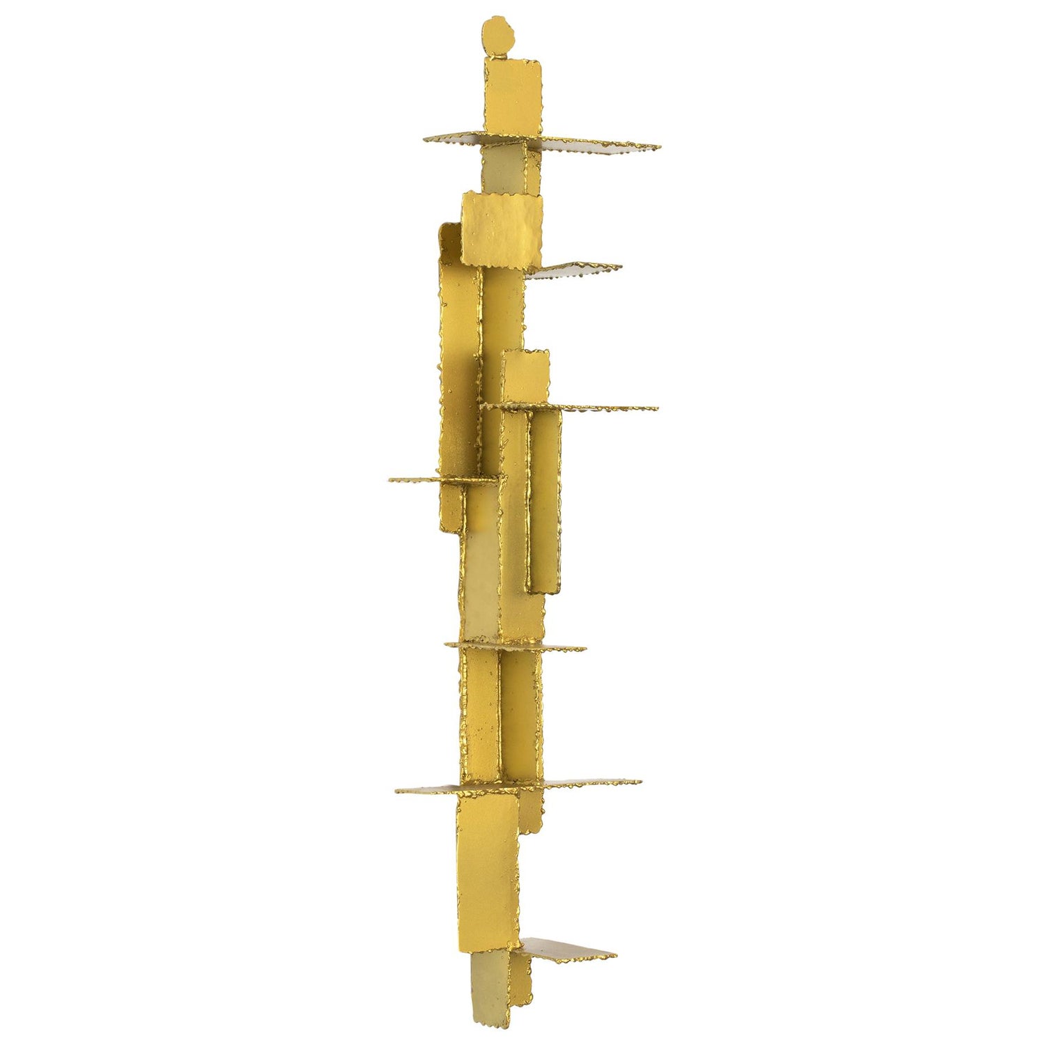 Sculptural Gold Sea Shelf By Tron Meyer For Sale At 1stdibs