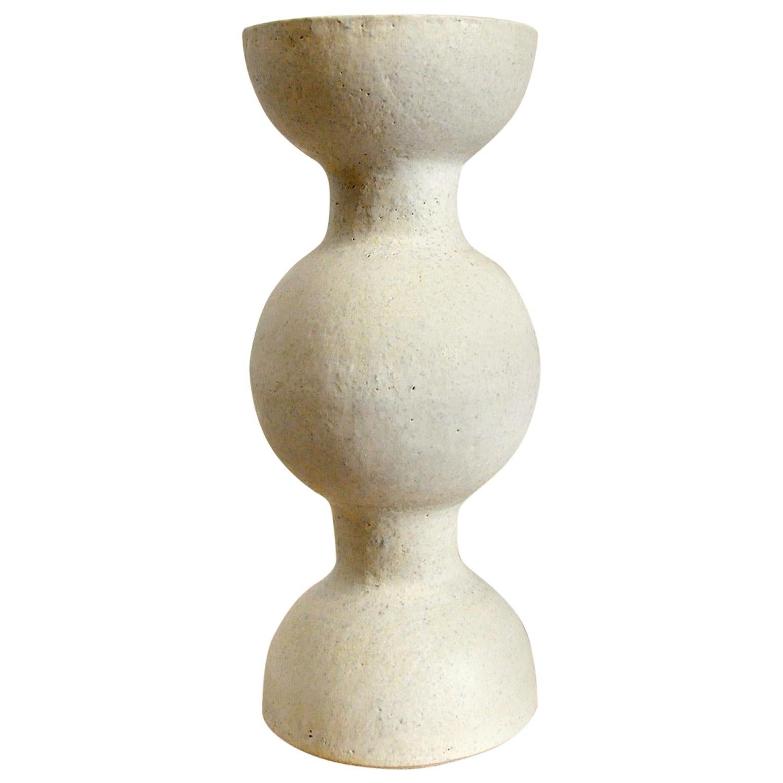Sculptural Hand-Built Ceramic Stoneware BBL-3 Vessel by Humble Matter