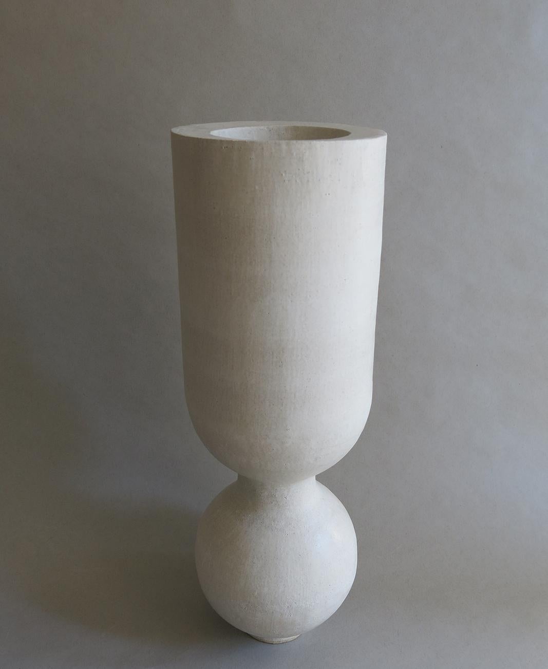 American Sculptural Hand-Built Ceramic Stoneware BBL-6 Vessel by Humble Matter For Sale