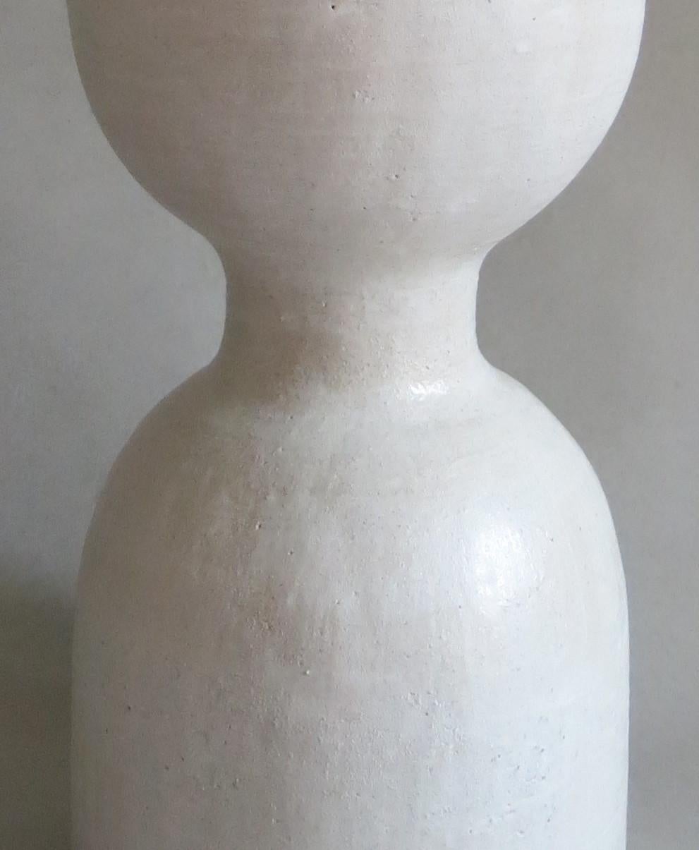 Modern Sculptural Hand-Built Ceramic Stoneware BBL-8 Vessel by Humble Matter For Sale