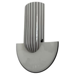Lampada da parete scultorea decorata a mano  di Vistosi Murano, raro oggetto d'arte in vetro