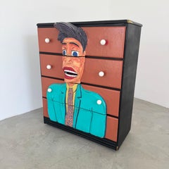 Sculptural Hand Made Pop Art Dresser, 1992 USA