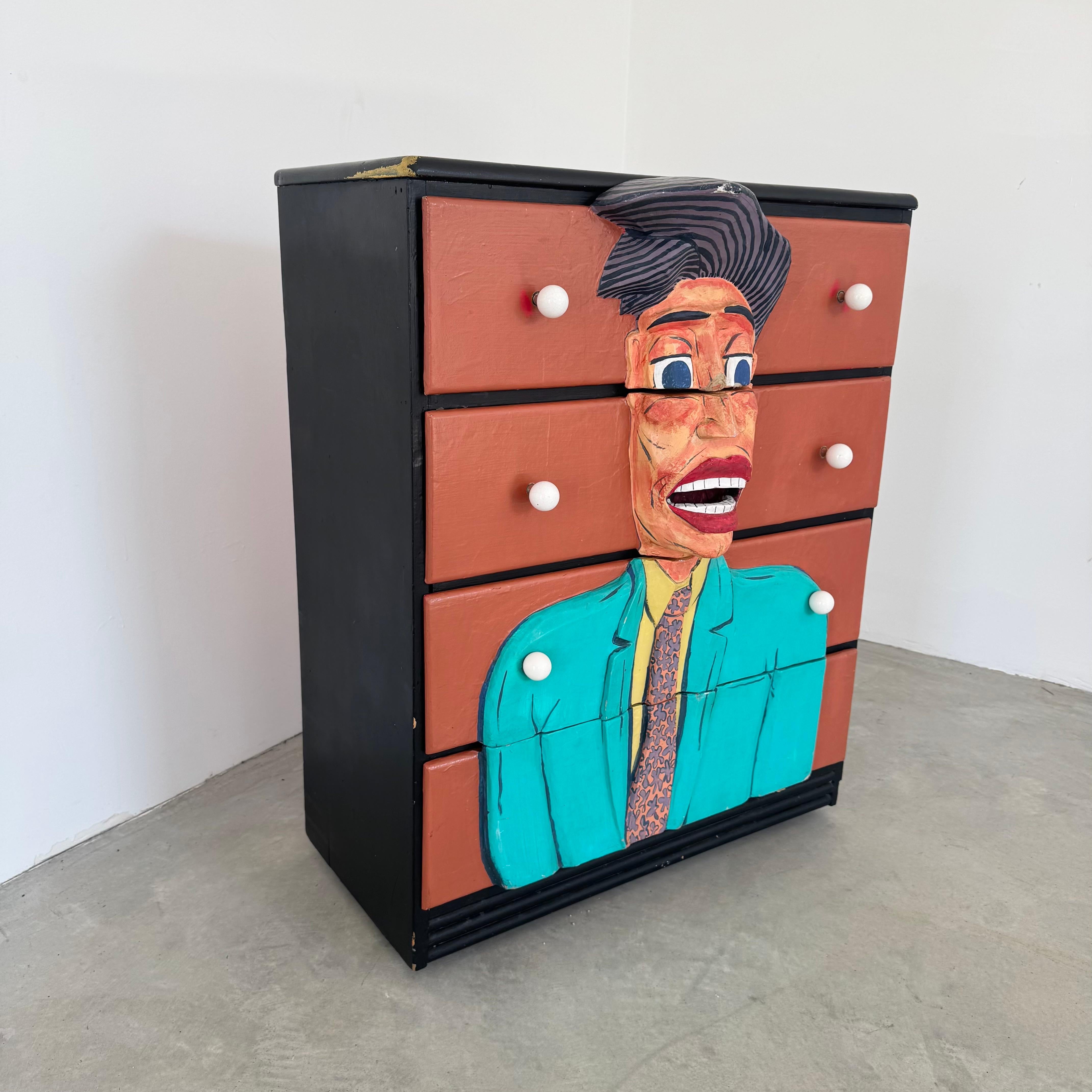Skulpturale Hand Made Pop Art Kommode, 1992 USA (amerikanisch) im Angebot