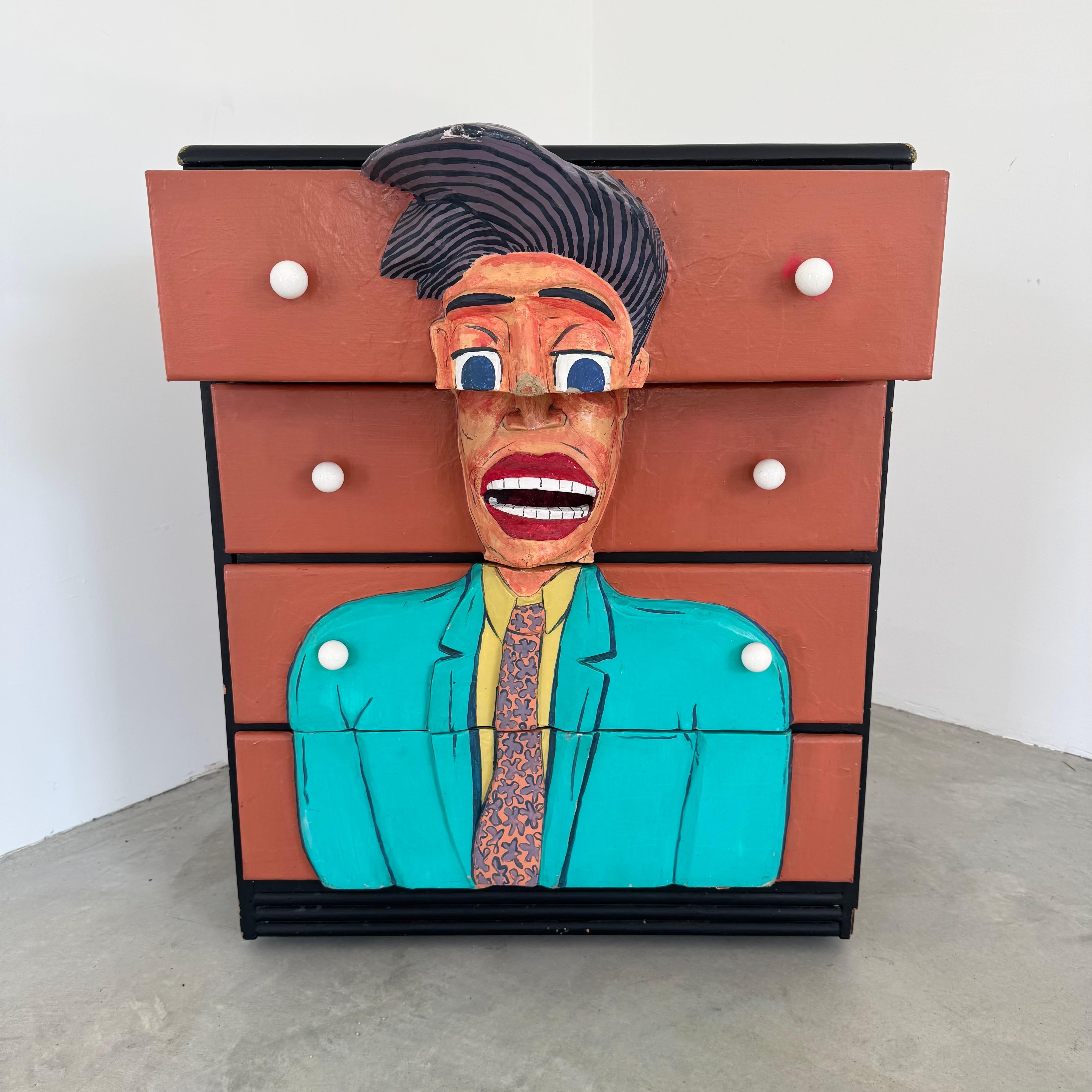 Skulpturale Hand Made Pop Art Kommode, 1992 USA (Ende des 20. Jahrhunderts) im Angebot