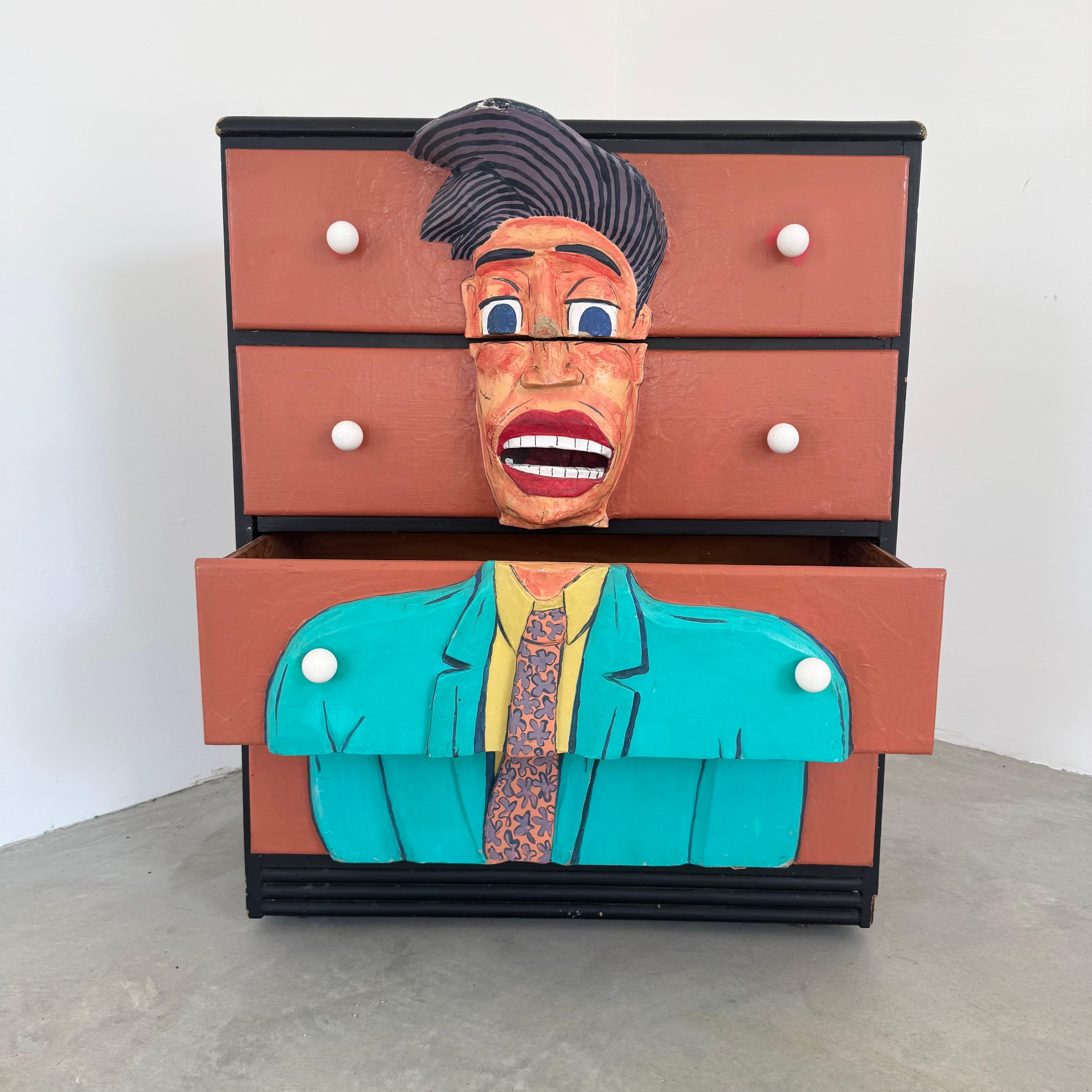 Skulpturale Hand Made Pop Art Kommode, 1992 USA im Angebot 1