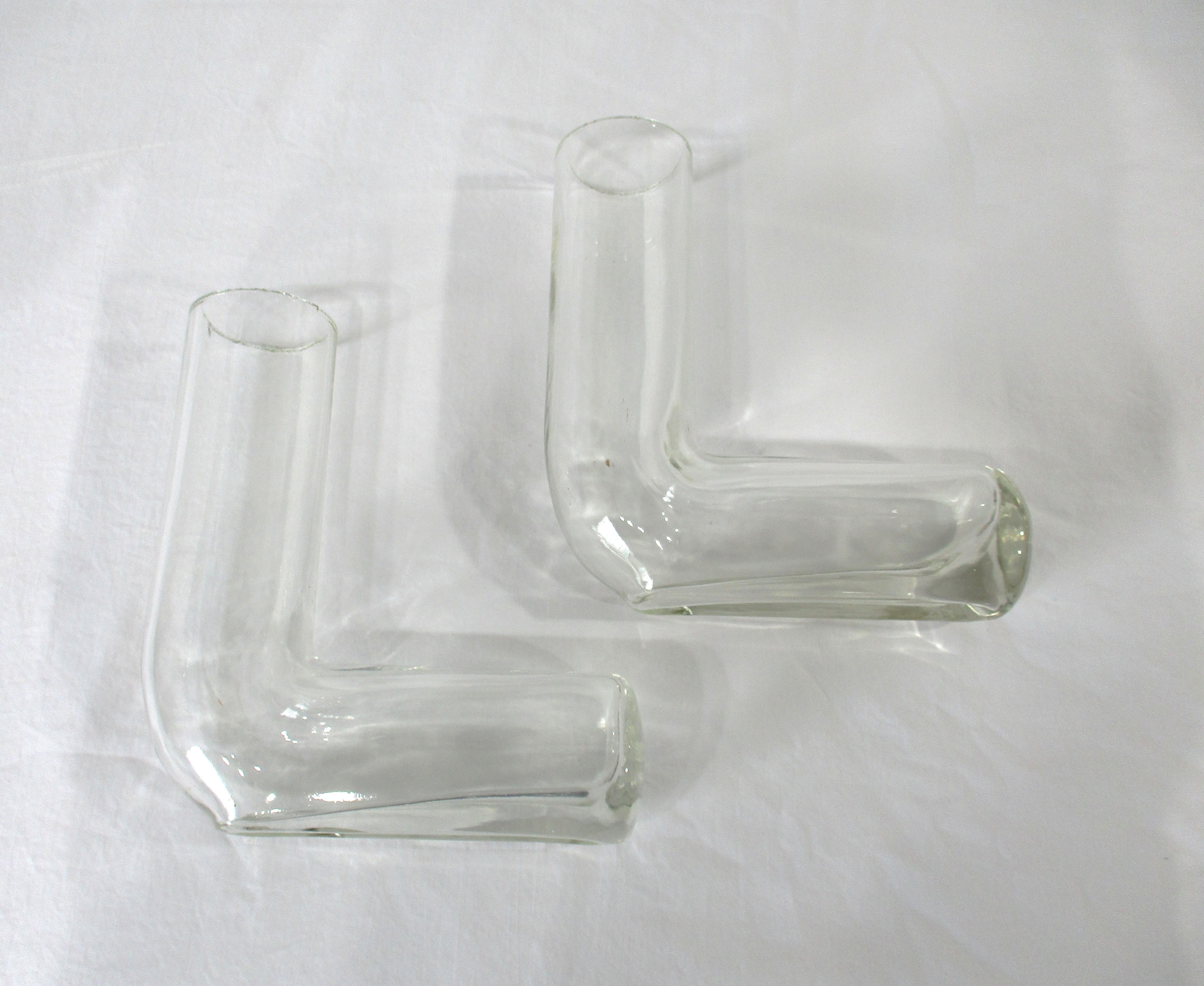 Set di centrotavola scultoreo con vaso a puzzle in vetro soffiato a mano in vendita 7