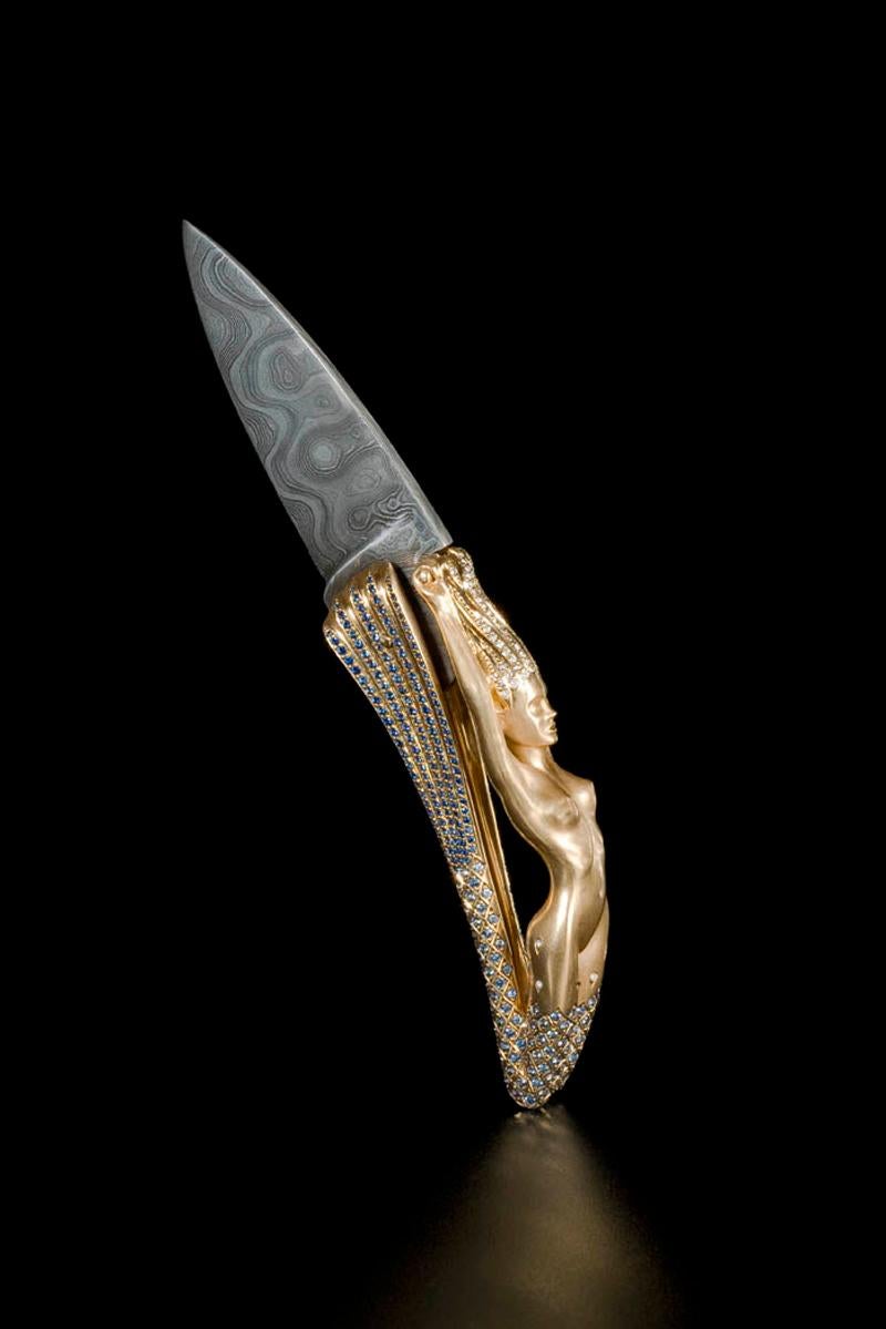 Masterfully Handcrafted Mermaid Collectors Knife 