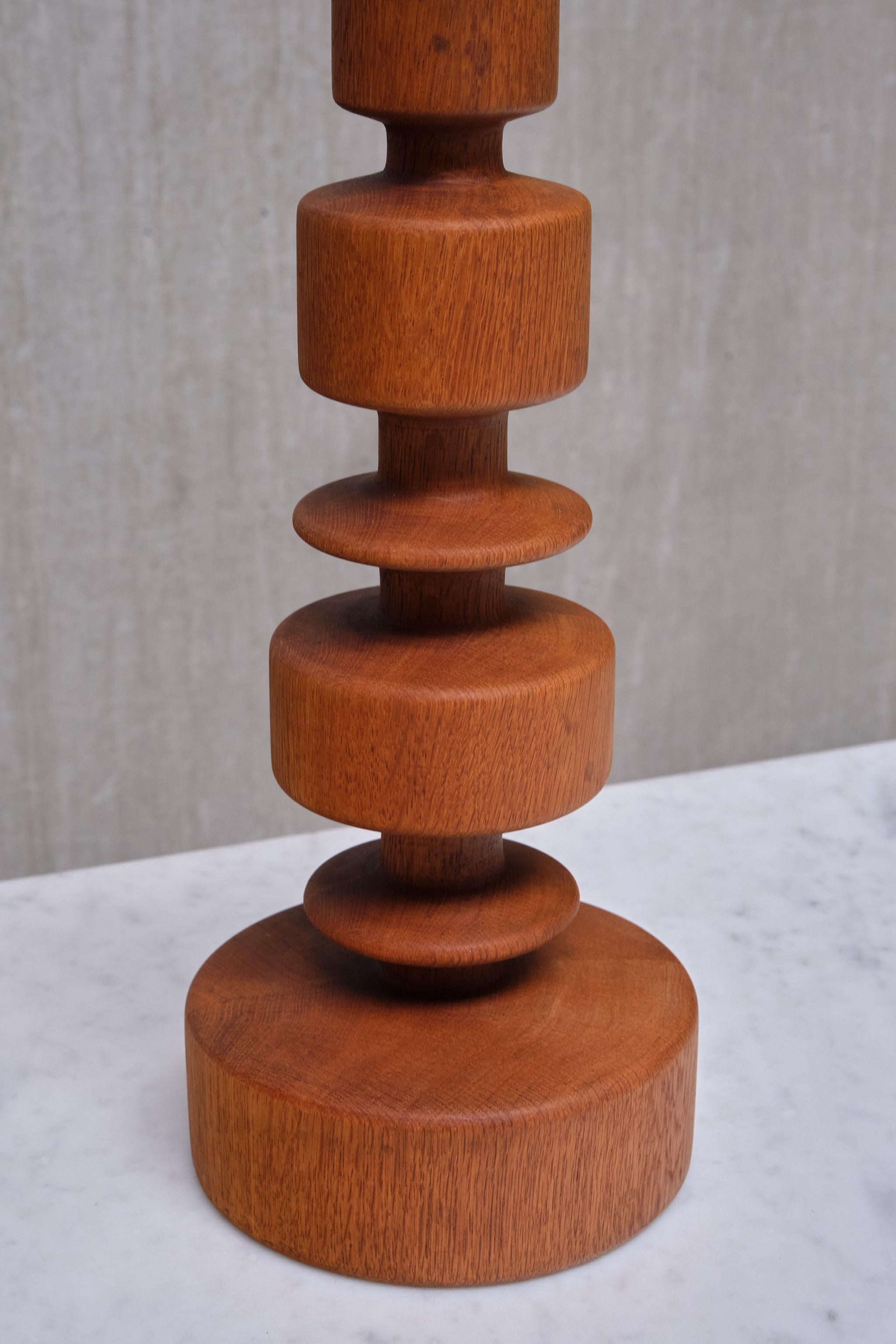 Lampe de table sculpturale en Oak, modèle 762, Ateljé Lyktan, Suède, années 1960 en vente 5