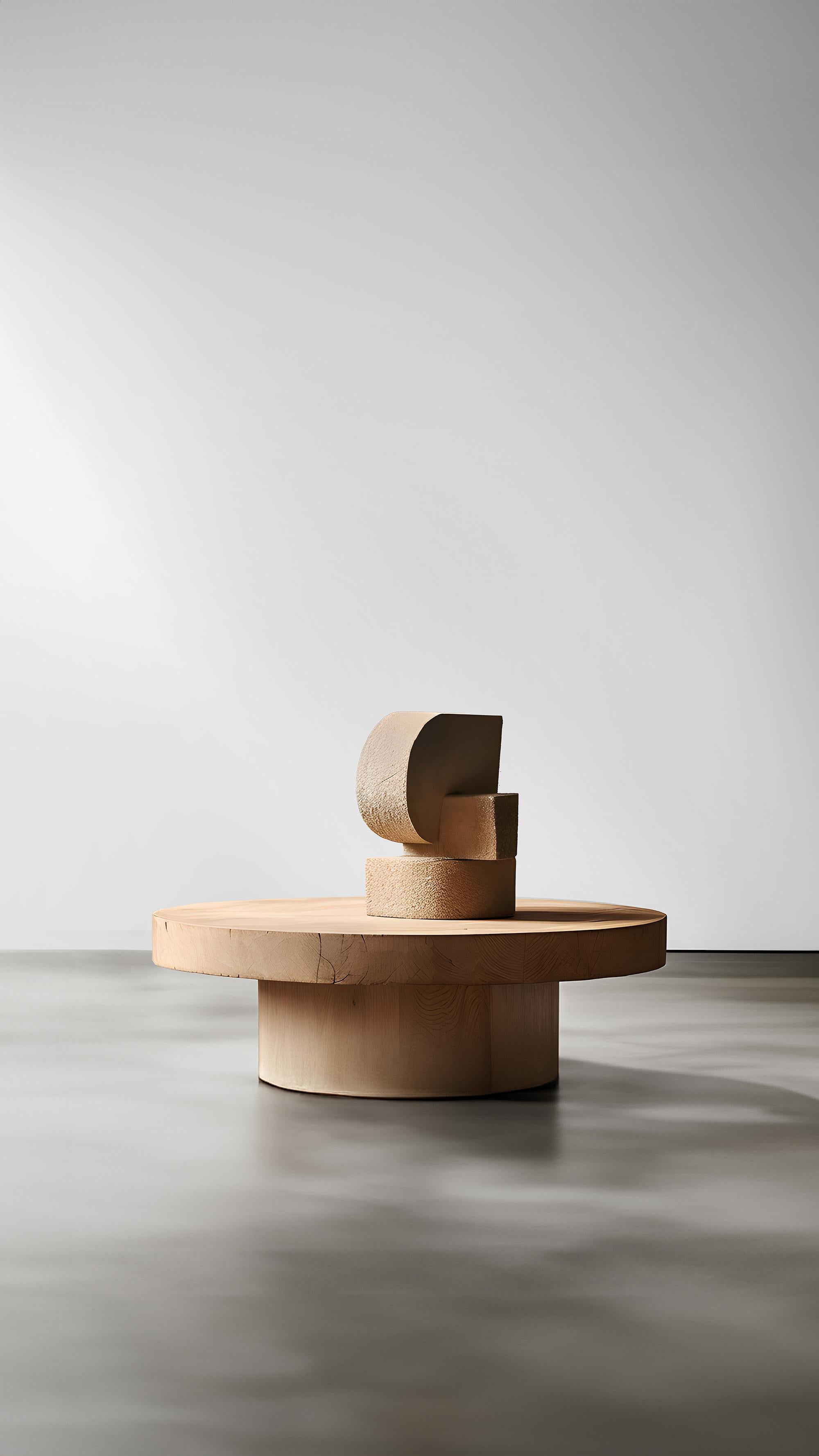 Sculptural Harmony Unseen Force n° 47 : Table basse en chêne de Joel Escalona Neuf - En vente à Estado de Mexico CP, Estado de Mexico