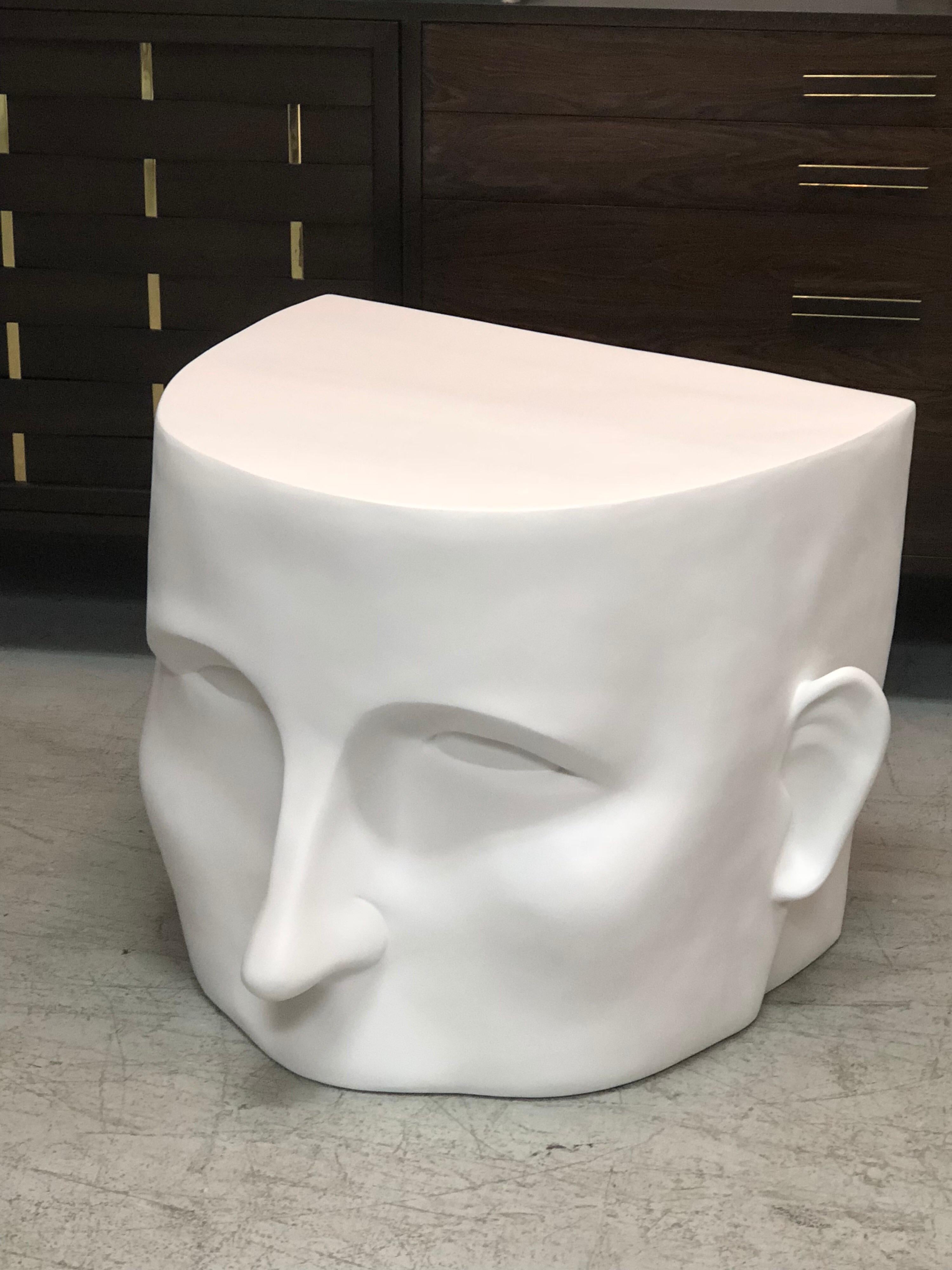 Sculptural Head Architectural Table Bench, 1980s 2