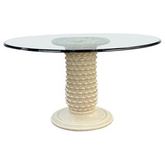 Sculptural Hollywood Palm Regency Dining or Centre Table