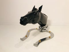 Sculptural Horse in Glass by Pino Signoretto