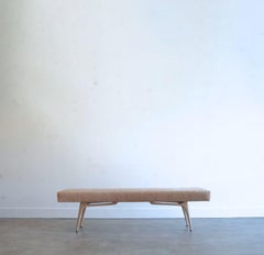 Sculptural ICO Bench Series 72 in White Oak by Stamford Modern