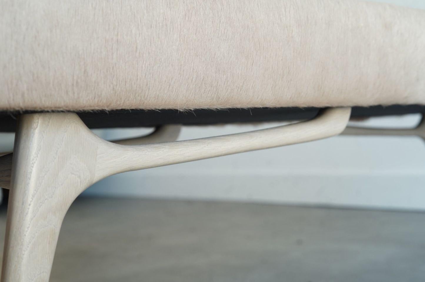 Sculptural ICO Bench Series 72 in White Oak by Stamford Modern Neuf - En vente à Westport, CT