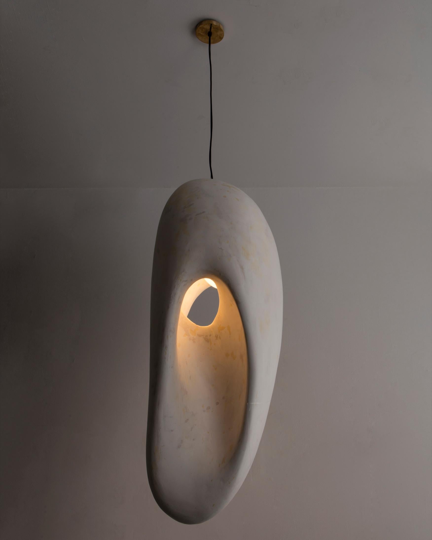 Contemporary Sculptural illuminated form in surfboard foam by Rogan Gregory