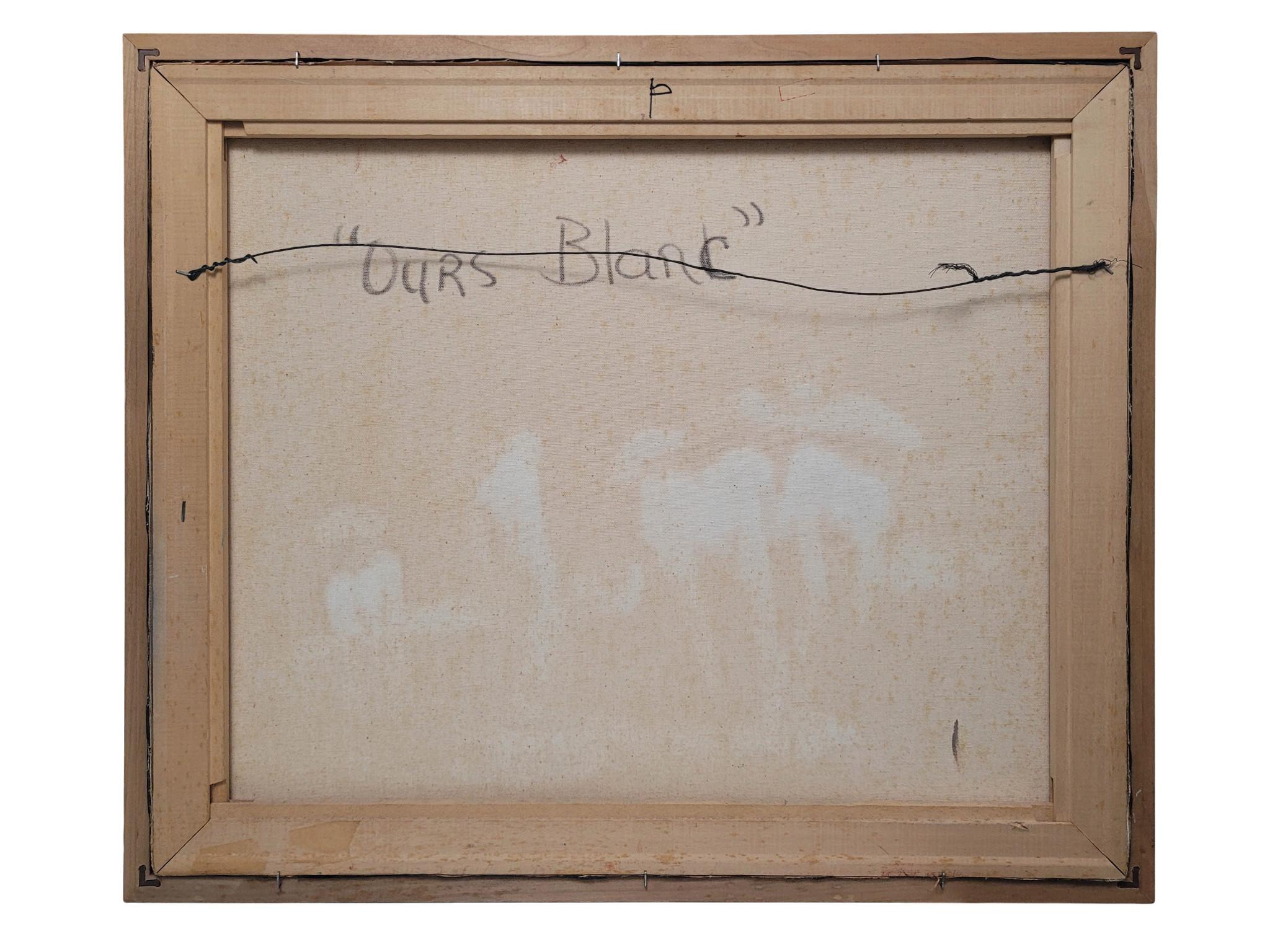 Sculptural Impasto: Set of 3 Abstract Figurative Paintings by Max Roumieu For Sale 8