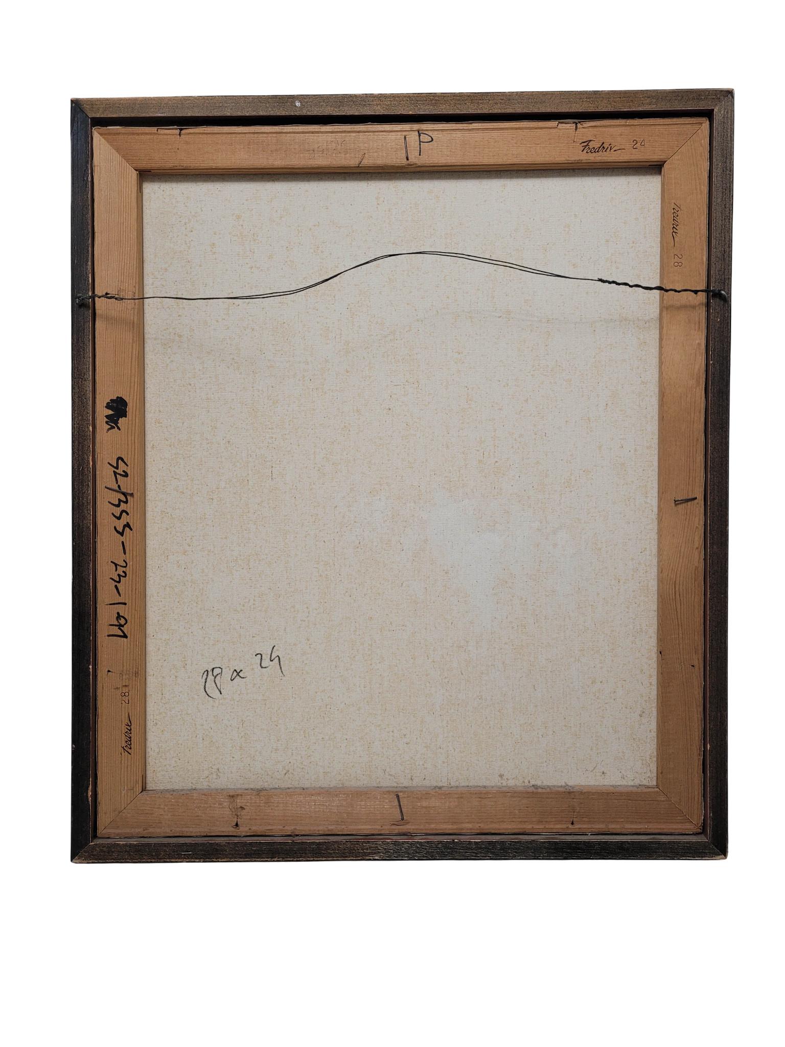 Sculptural Impasto: Set of 3 Abstract Figurative Paintings by Max Roumieu For Sale 2