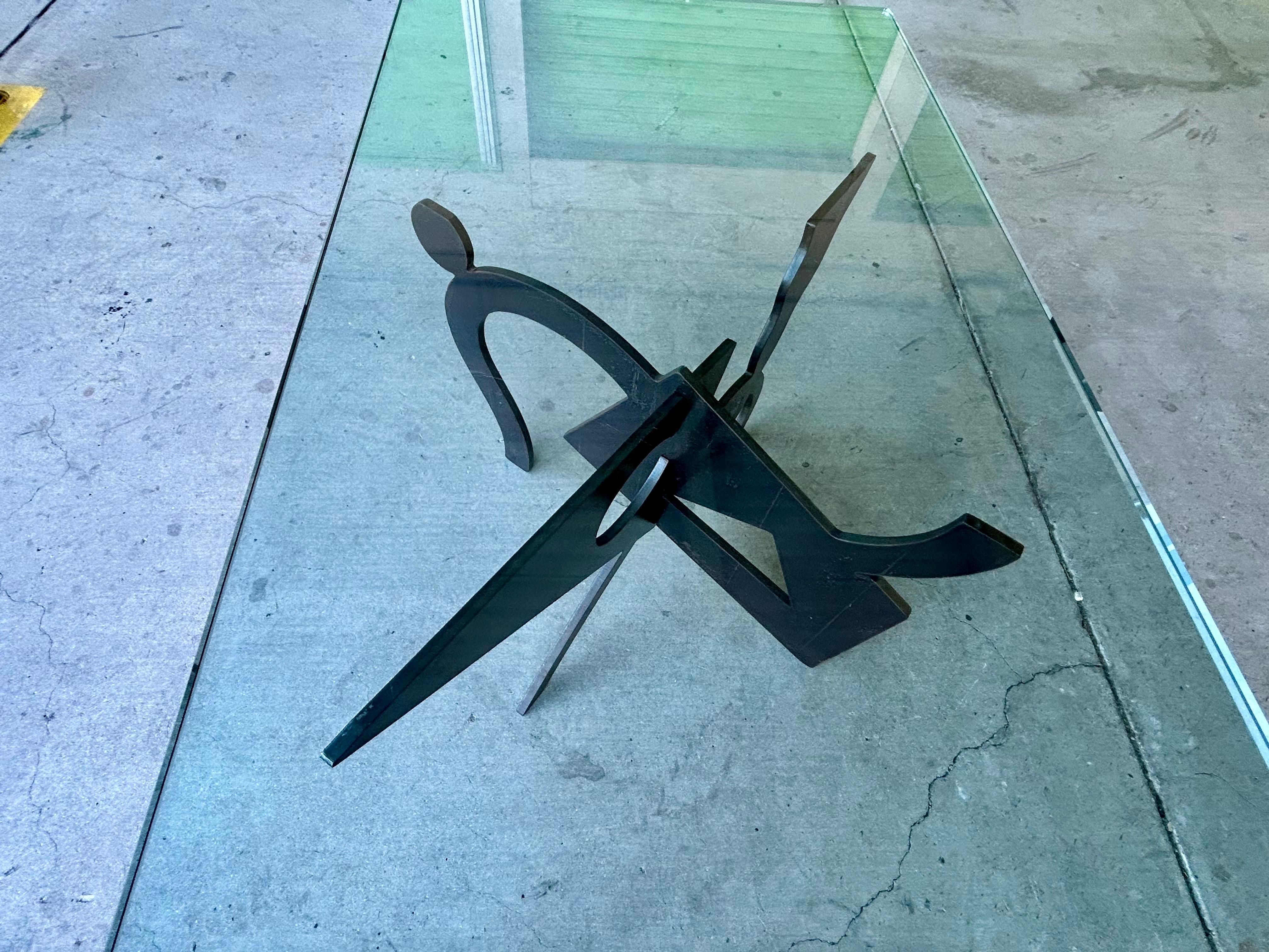 Sculptural Iron Coffee Table Pucci De Rossi 1987 8