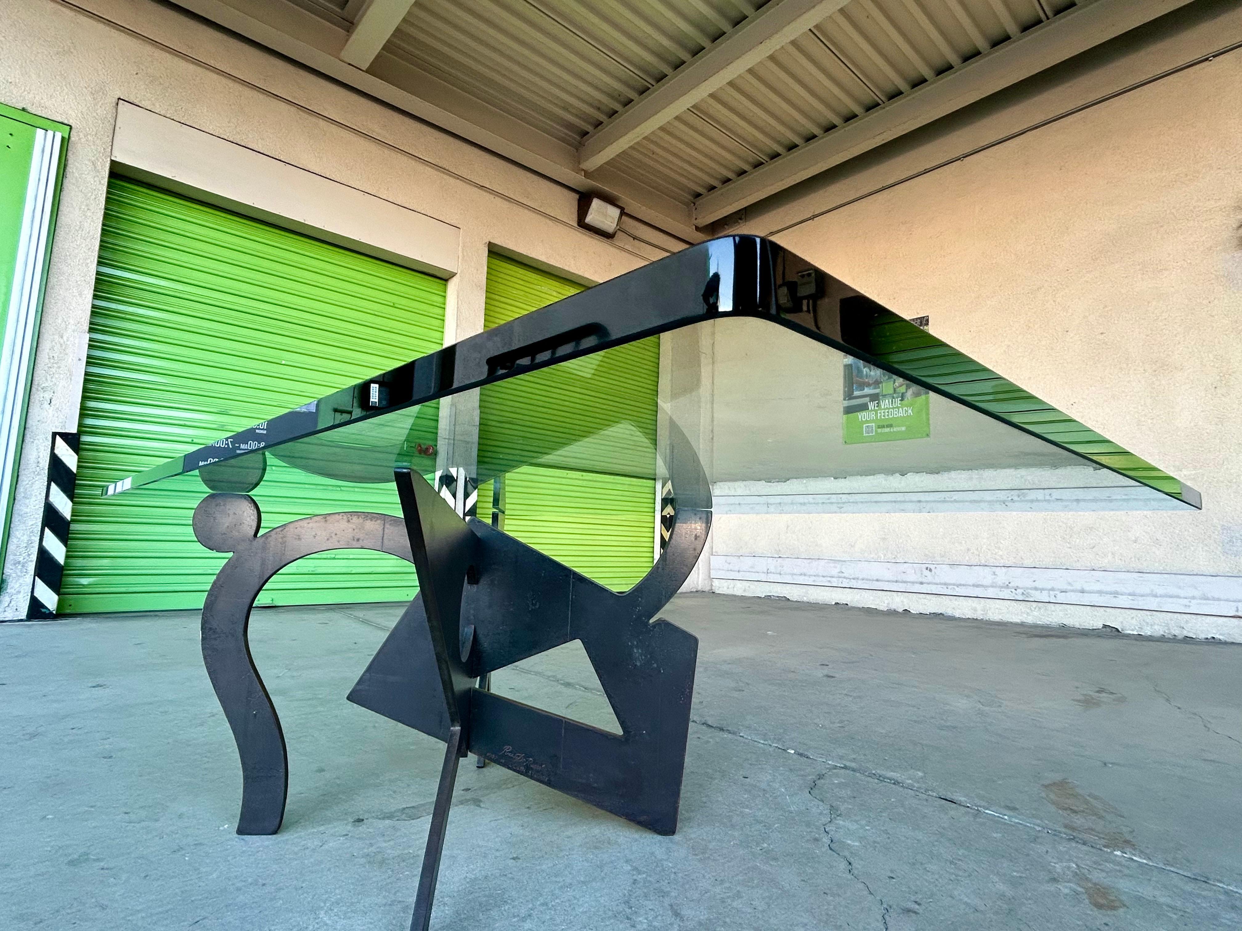 Sculptural Iron Coffee Table Pucci De Rossi 1987 10