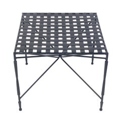 Sculptural Iron Side Table by Salterini