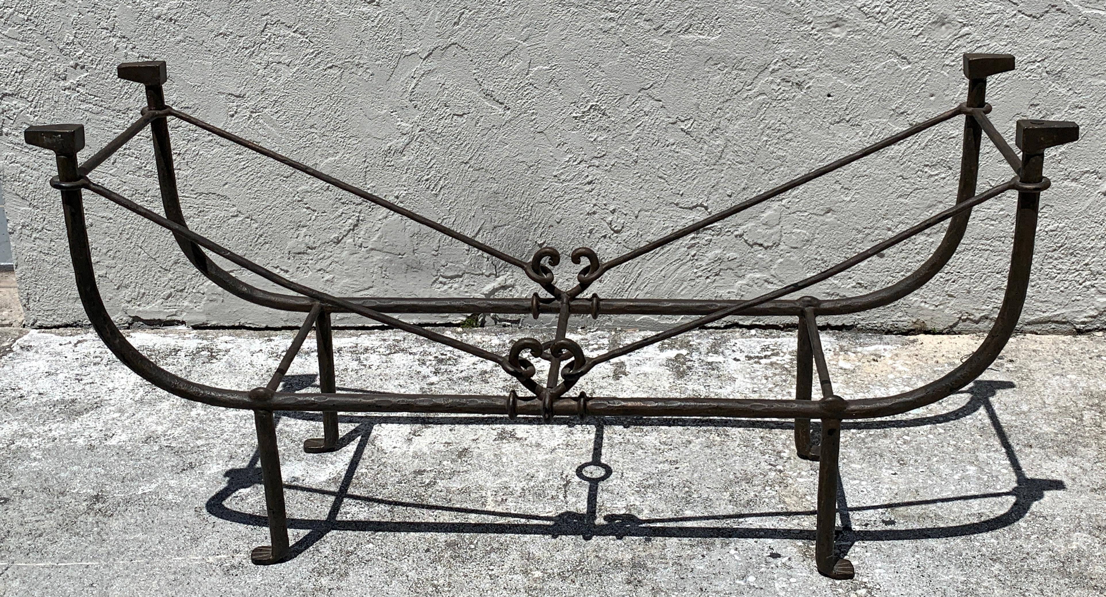 Sculptural Iron Table Base in the Style of Giacometti 6