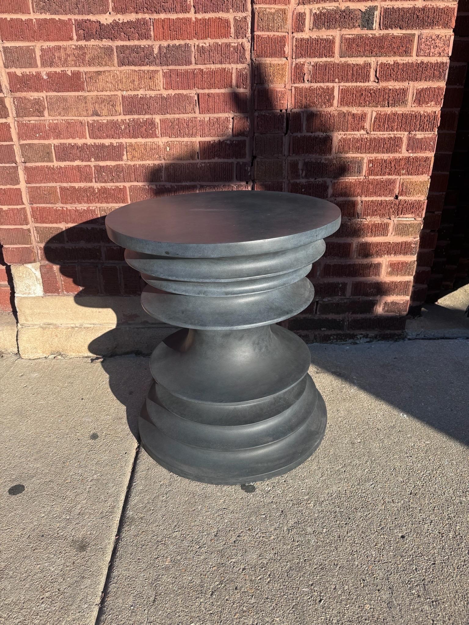 Sculptural Isalo Side Table In Good Condition For Sale In Chicago, IL