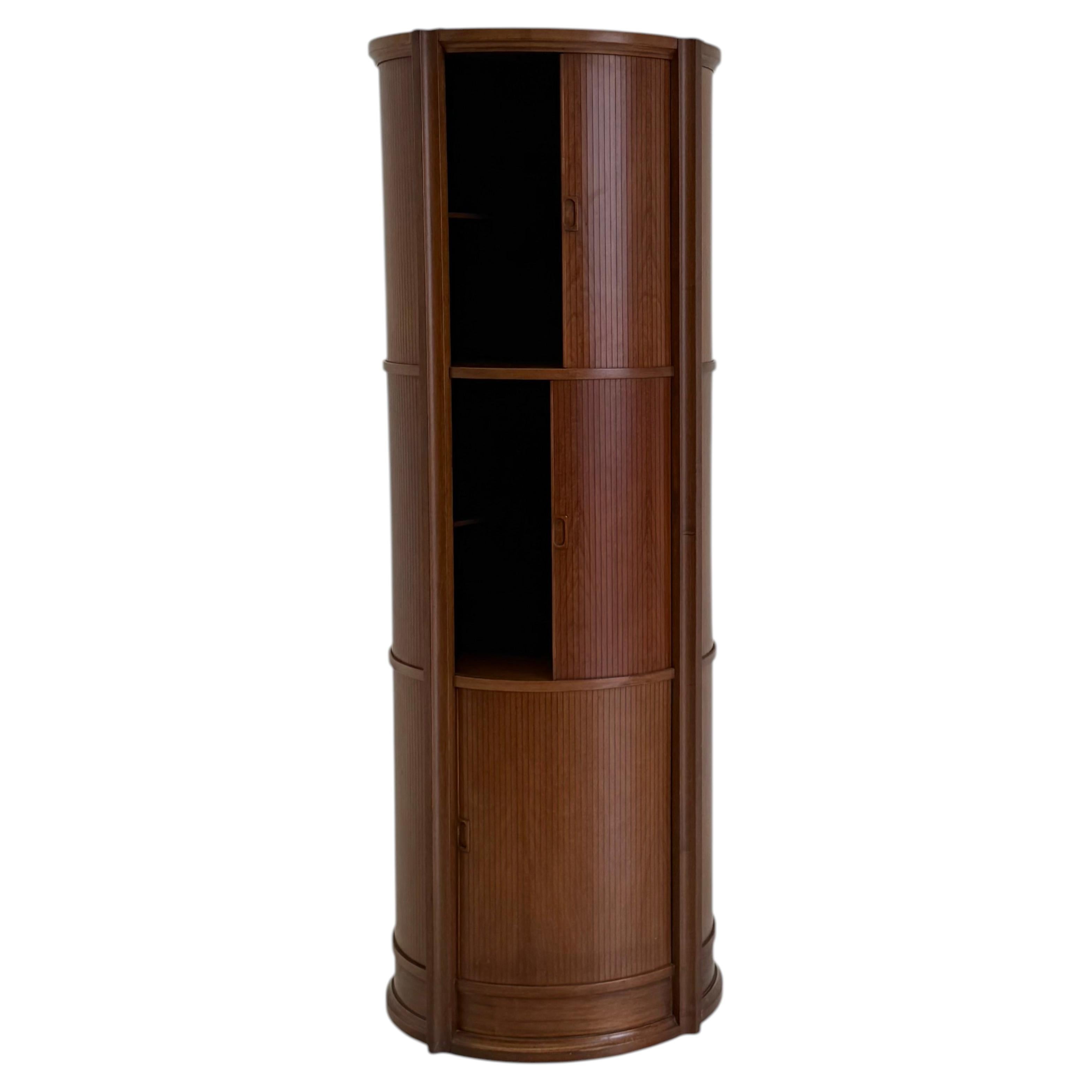 Sculptural Italian bar and storage cabinet by Gianfranco Frattini