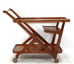 Sculptural Italian Bar Cart by Cesare Lacca