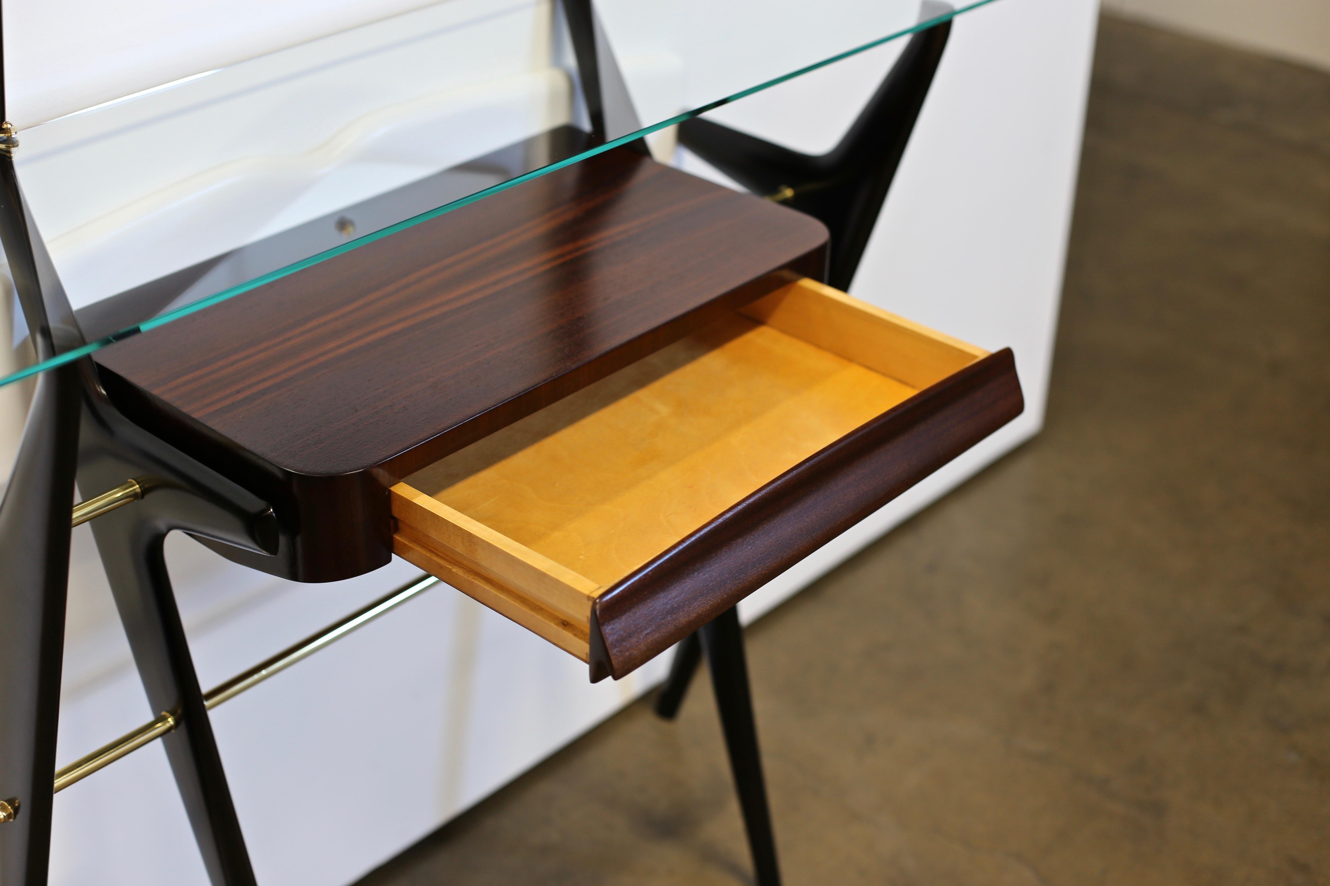 Sculptural Italian Console and Mirror, circa 1955 7