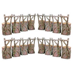 Sculptural Italian Fiberglass Dining Chairs, Mid-Century 1950s-60s