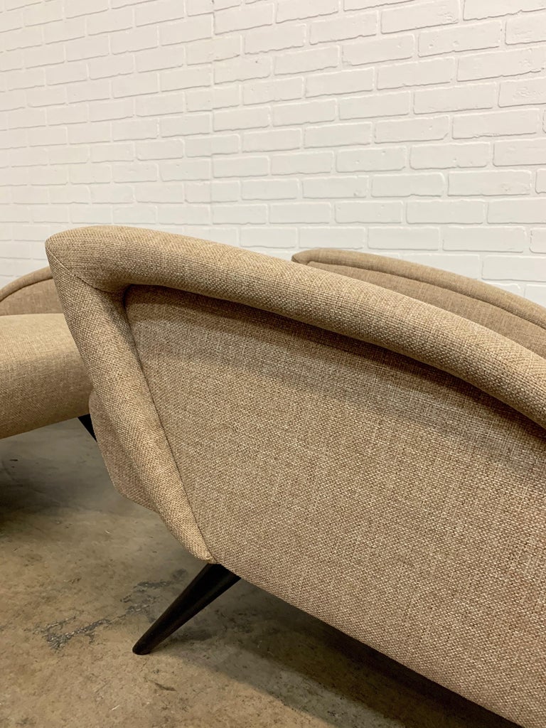 Sculptural Italian Lounge Chairs For Sale 4