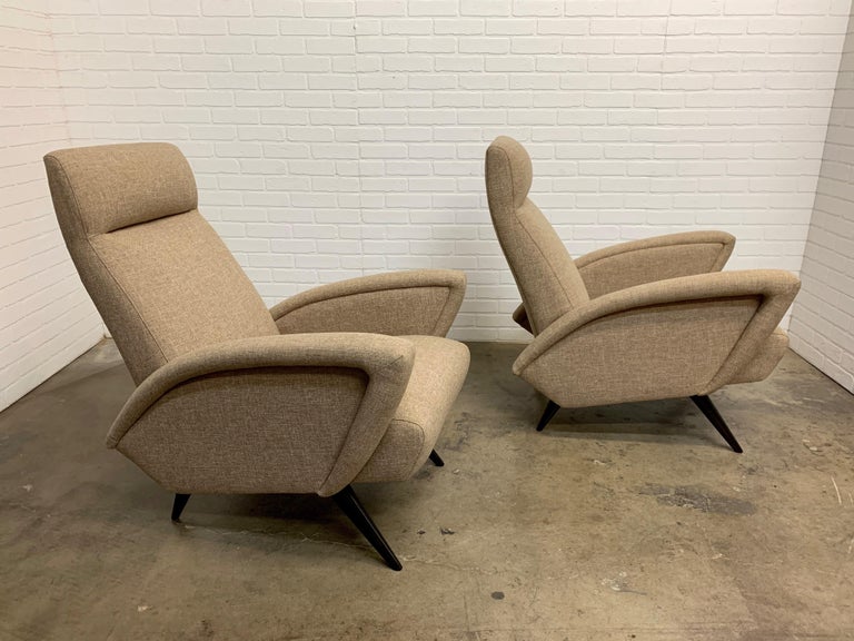 Sculptural Italian Lounge Chairs For Sale 2
