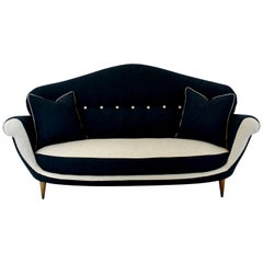 Sculptural Italian Midcentury Sofa