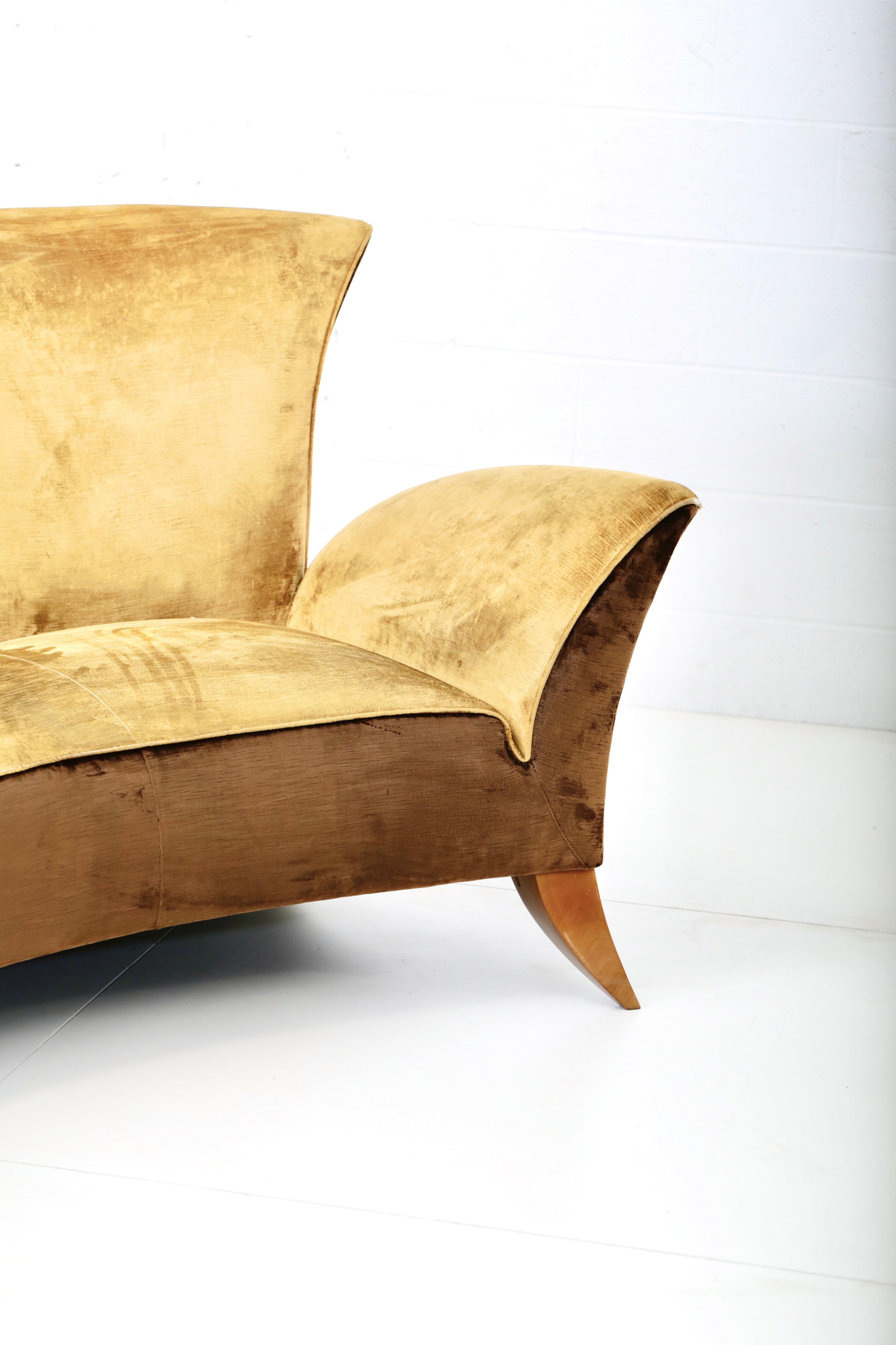 20th Century Sculptural Italian Sofa, 1960s