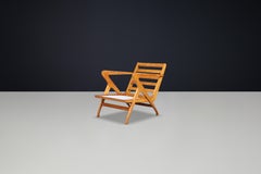Sculptural Italian Walnut Armchair, 1950s – Mid-Century Modern Design Icon