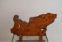 Sculptural Japanese Keyaki Wood Partition in the Style of Nakashima