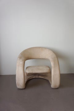 Sculptural Jaymar tongue cantilever lounge chair