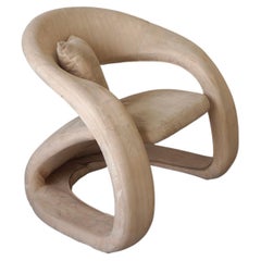 Sculptural Jaymar tongue cantilever lounge chair
