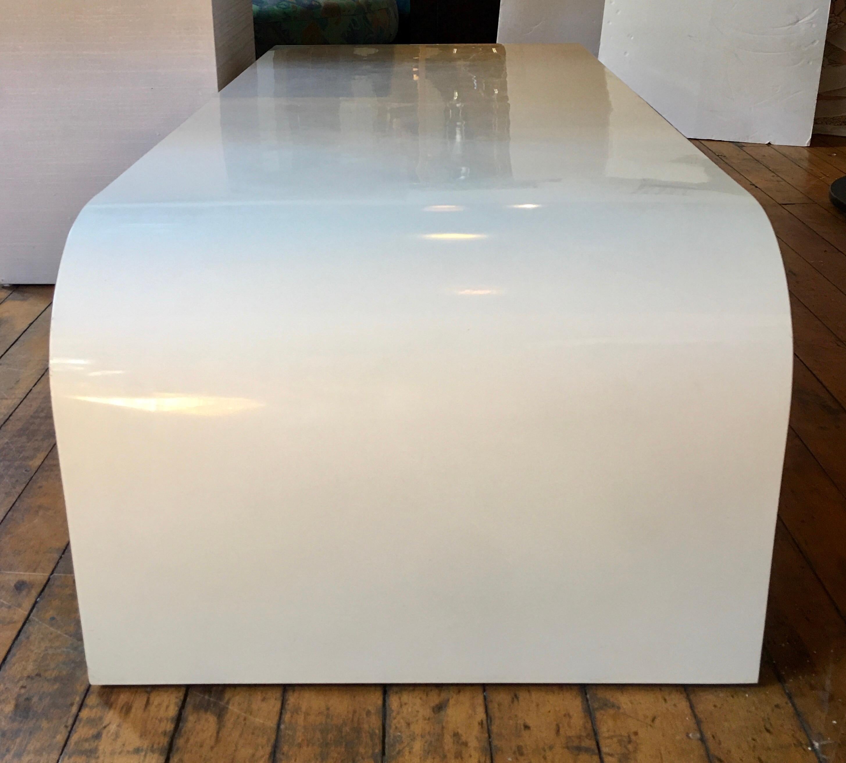 laminate waterfall coffee table