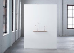 Sculptural Kukkii Shelf in Walnut by Antrei Hartikainen