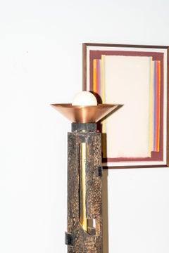 Sculptural 'Labyrinth' Floor Lamp by Bronka Stern