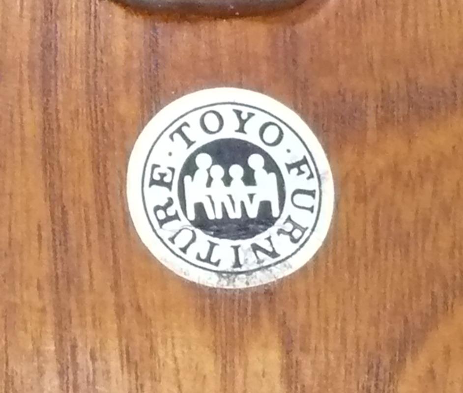 Laminato Sedie da tè o da pranzo scultoree in compensato laminato giapponese di Toyo Set 4 in vendita