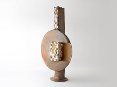 Lampada scultorea di Jean Derval del 1970 circa