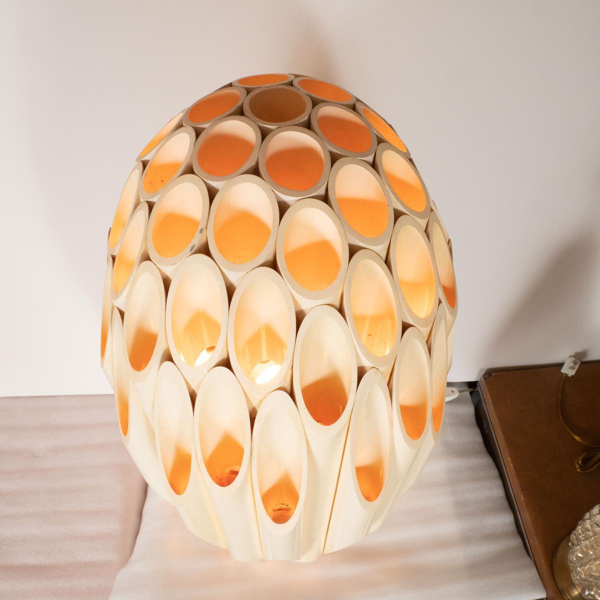 PVC Lampe sculpturale de Rougier en vente