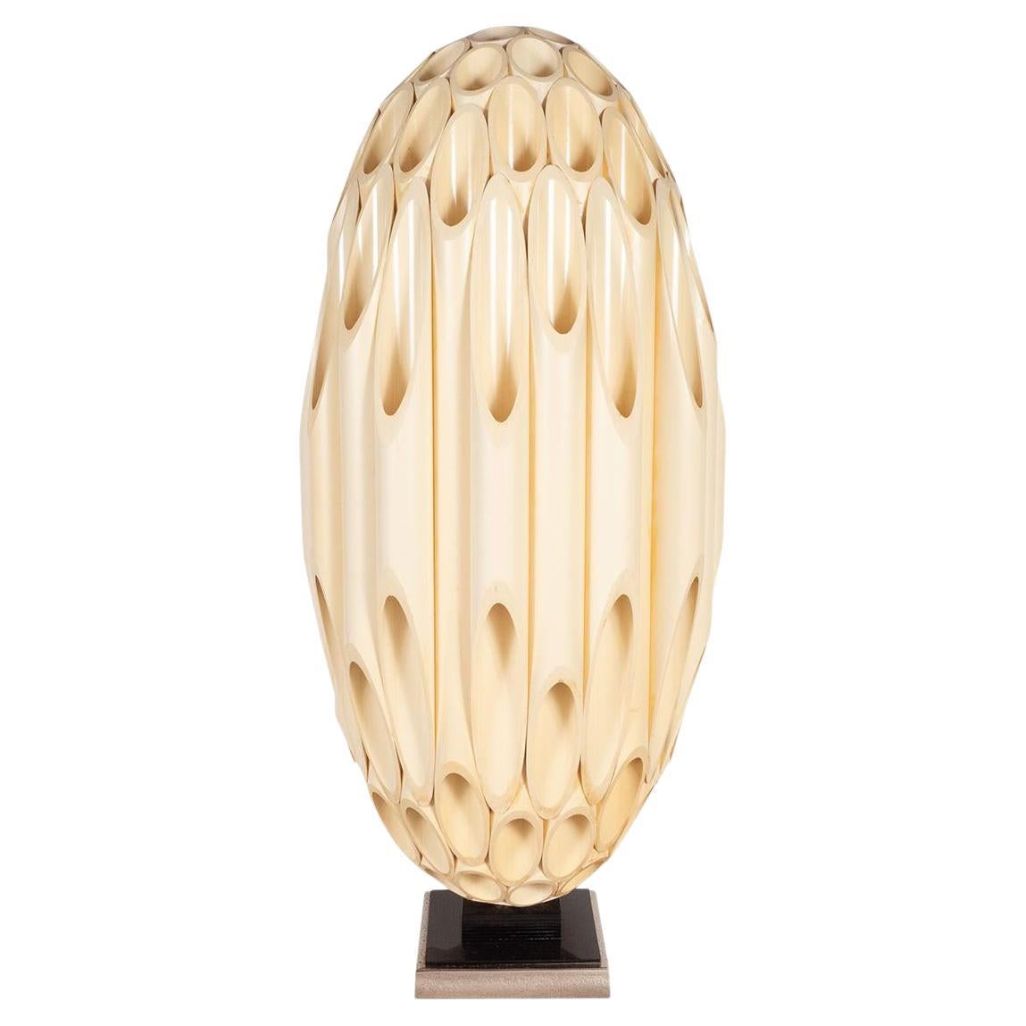 Skulpturale Lampe von Rougier im Angebot