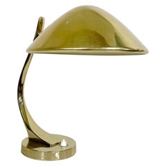1960s Sculptural Laurel Desk Table Mid-Century Modern Brass Plated Finish