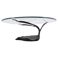 Sculptural Leaf Coffee Table, 1970s